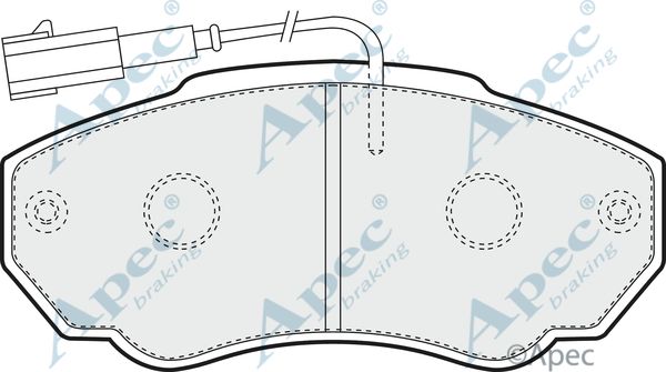 APEC BRAKING Jarrupala, levyjarru PAD1239